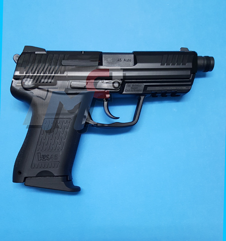 Umarex HK45 Compact Tactical Gas Blowback Pistol (Black) - Click Image to Close